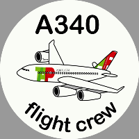 A340 TAP Sticker