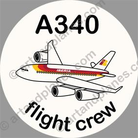 A340 Iberia Sticker