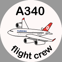 A340 Turkish Airlines Sticker