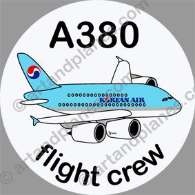 A380 Korean Air Sticker