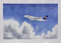 A380 Lufthansa Painting