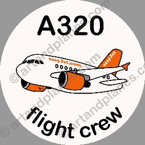 A320 easyJet Sticker