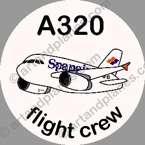 A320 Spanair Sticker