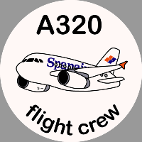 A320 Spanair Sticker