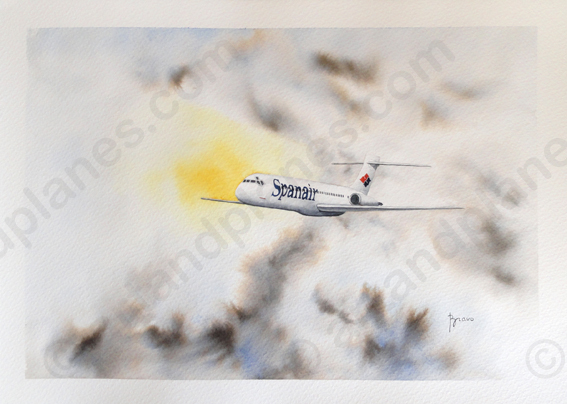 MD-80 Spanair Painting
