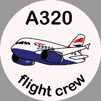 A320 British Airways Sticker