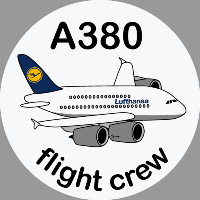 A380 Lufthansa Sticker