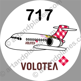 Pegatina B-717 Volotea Sticker