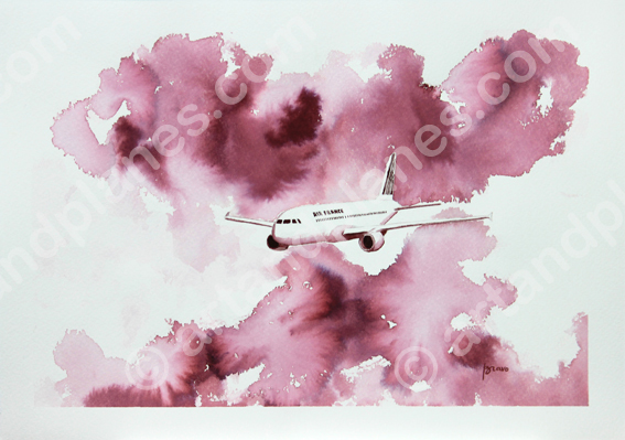 A320 Air France Painting