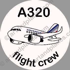 A320 Air France Sticker