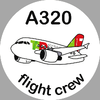 A320 TAP Sticker