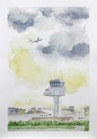 Lisbon Control Tower Painting