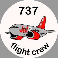 B-737 Jet2 Sticker