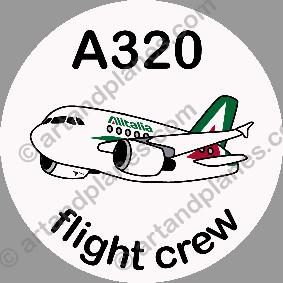 A320 Alitalia Sticker