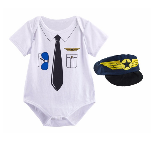 Body bebé Gafas + gorra piloto / Baby pilot body + hat