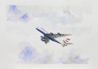 A380 British Airways Painting