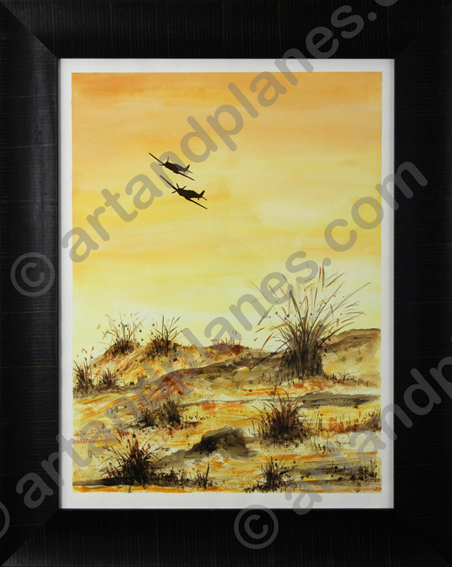 Spitfire wingman Painting