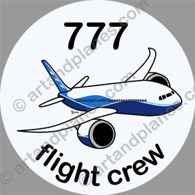 B-777 Boeing Sticker