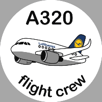 A320 Lufthansa Sticker