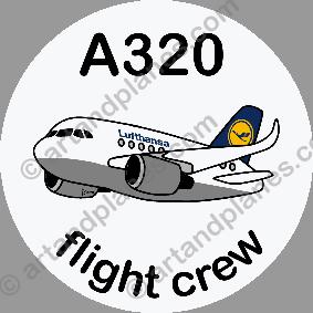 A320 Lufthansa Sticker