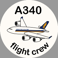 A340 Singapore Sticker