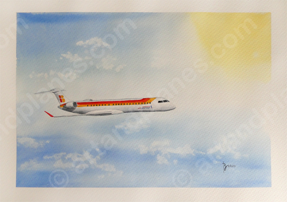 CRJ Air Nostrum Classic livery Painting