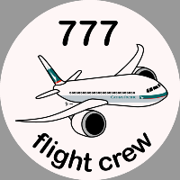 B-777 Cathay Pacific Sticker