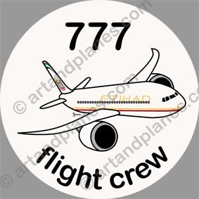 B-777 Etihad Sticker
