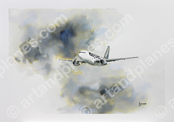 A319 easyJet Painting