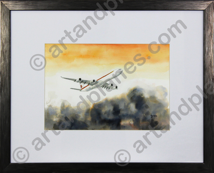 A340 Iberia Painting