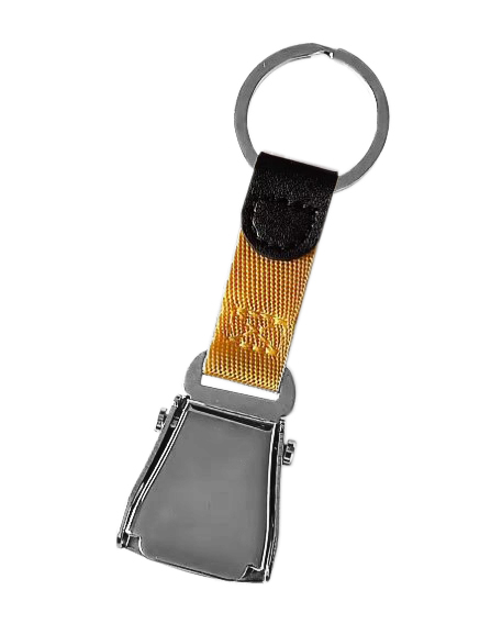 Llavero Cinturón Seguridad Amarillo / key tag