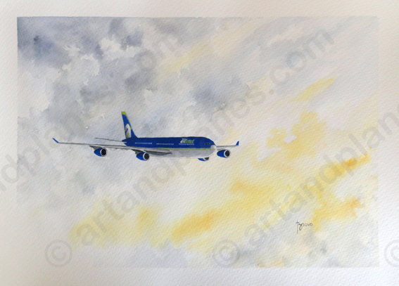 A340 Air Comet Painting