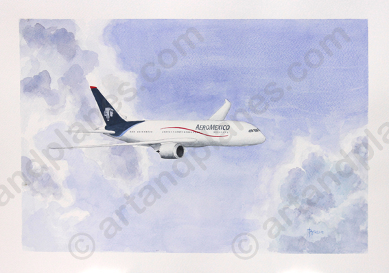 B787 Aeromexico Painting