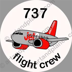 B-737 Jet2 Sticker