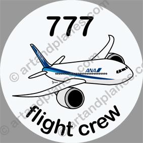 B-777 ANA Sticker