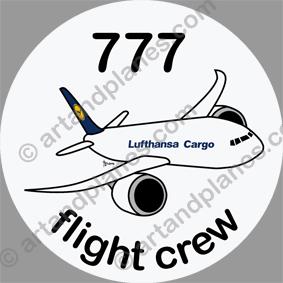 B-777 Lufthansa Cargo Sticker